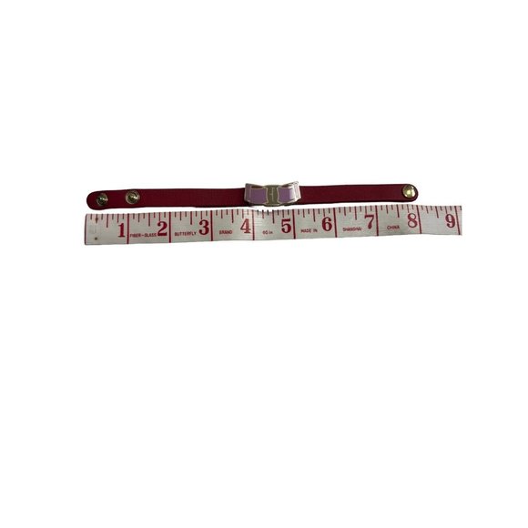 Ferragamo Red Leather  FERRAGAMO BRACELET WITH LOGO New In Box - Picture 12 of 12